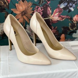 G by Guess, size 9M ladies, high heel nude pumps